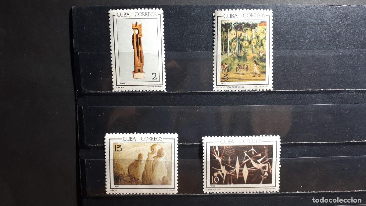 Sellos: CUBA. A&Ntilde;0 1965. **. YVERT 831/4. Cpta