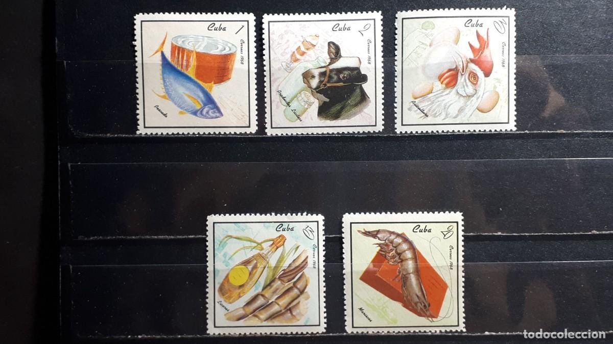 Sellos: CUBA. A&Ntilde;0 1968. **. YVERT 1212/6. Cpta