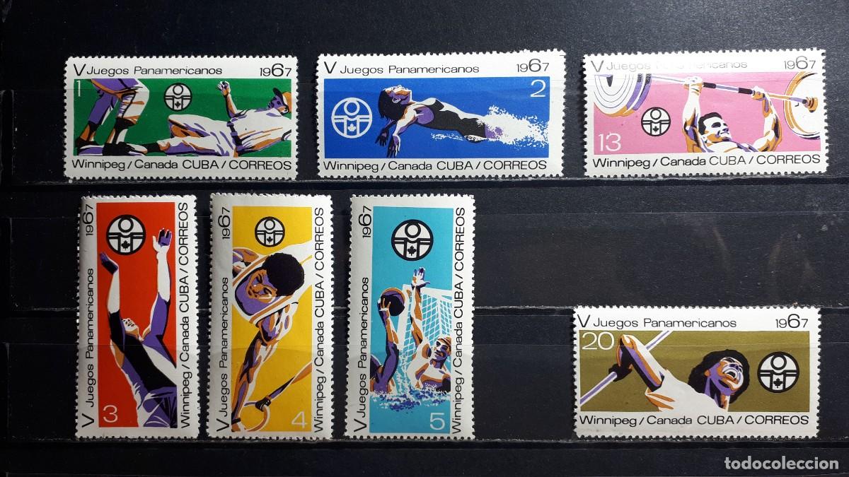 Briefmarken: CUBA. A&Ntilde;0 1967. **. YVERT 1122/8. Cpta