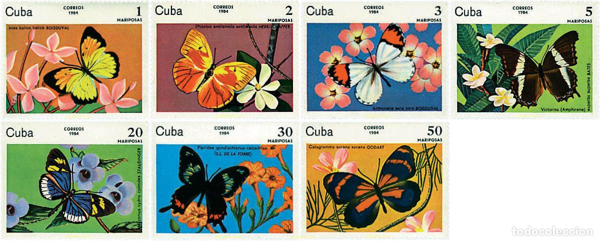 Sellos: 94470 MNH CUBA 1984 MARIPOSAS