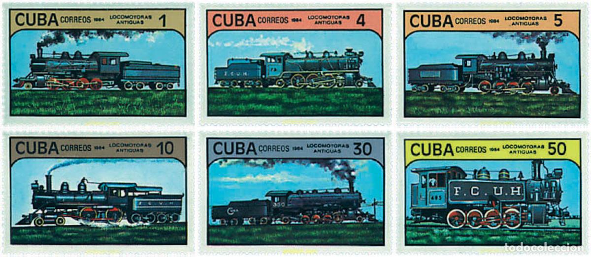 Sellos: 58727 MNH CUBA 1984 LOCOMOTORAS