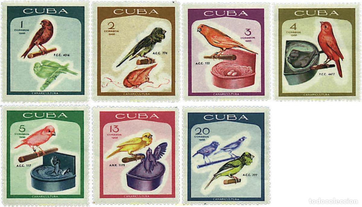Sellos: 31779 MNH CUBA 1968 CANARIOS