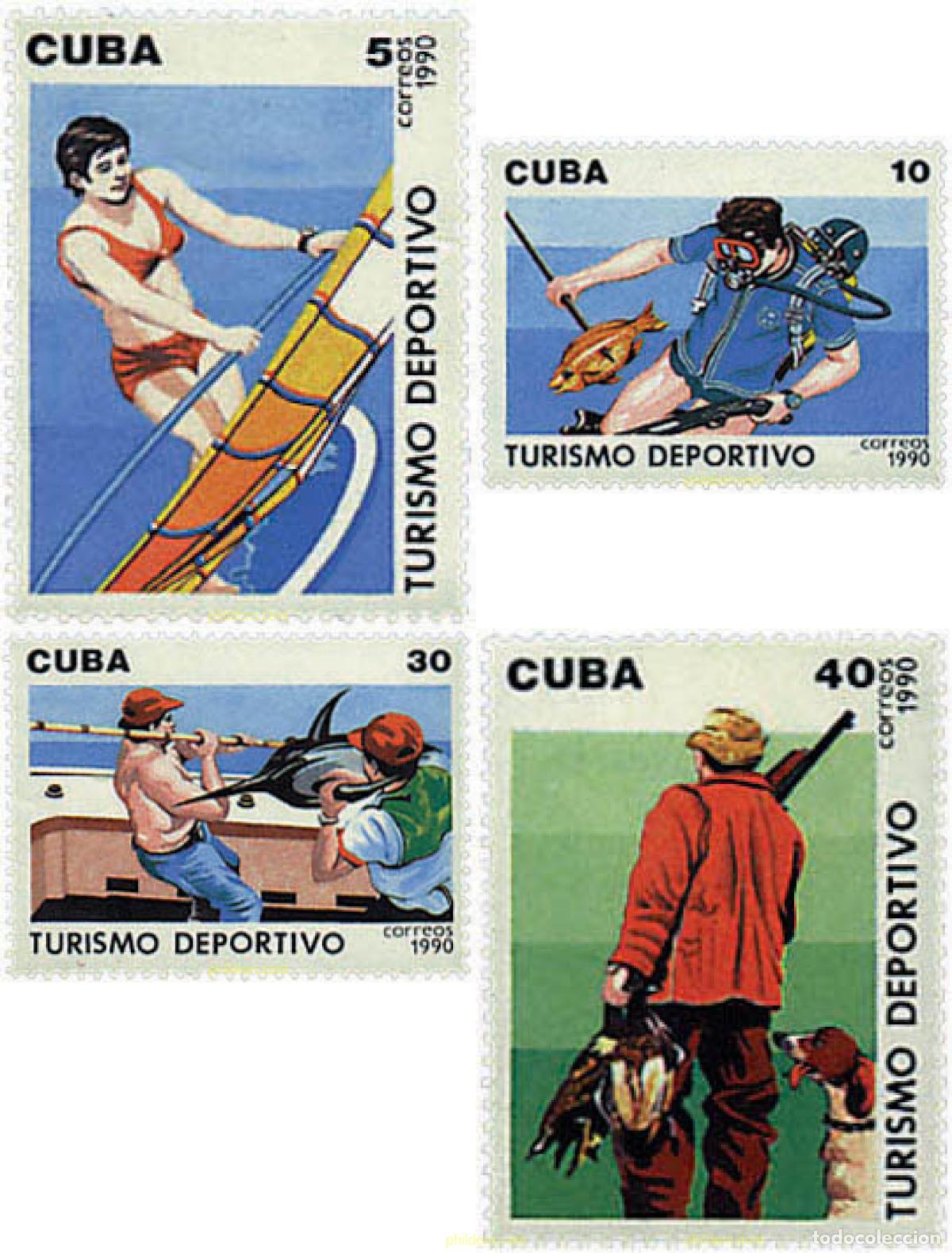 Sellos: 54091 MNH CUBA 1990 TURISMO DEPORTIVO