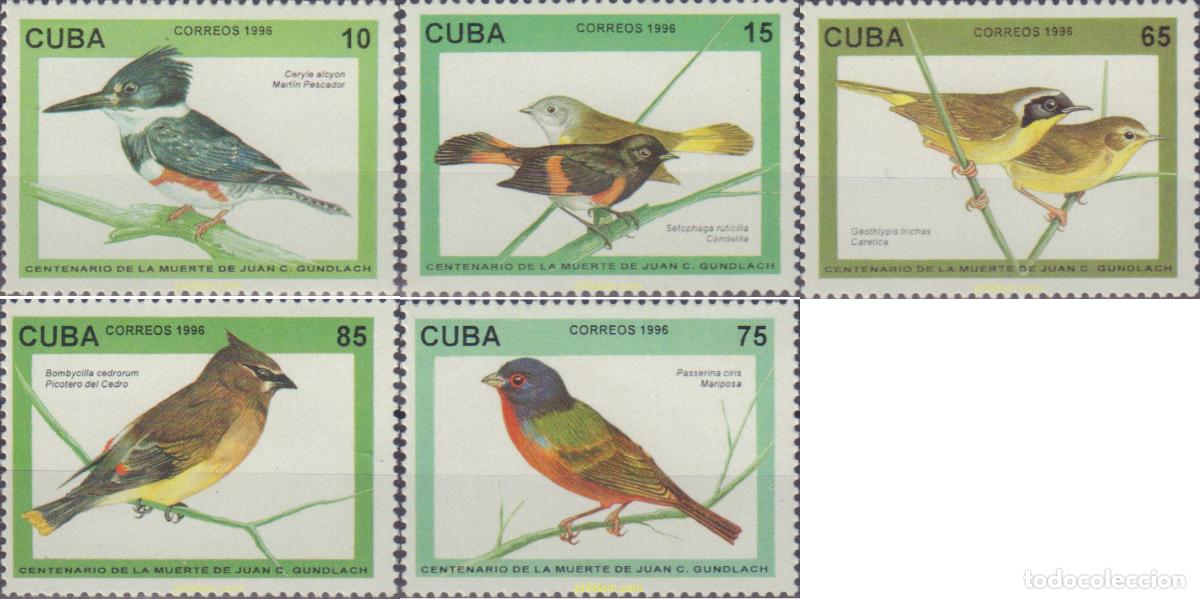 Sellos: 35275 MNH CUBA 1996 CENTENARIO DE LA MUERTE DE JUAN C. GUNDLACH