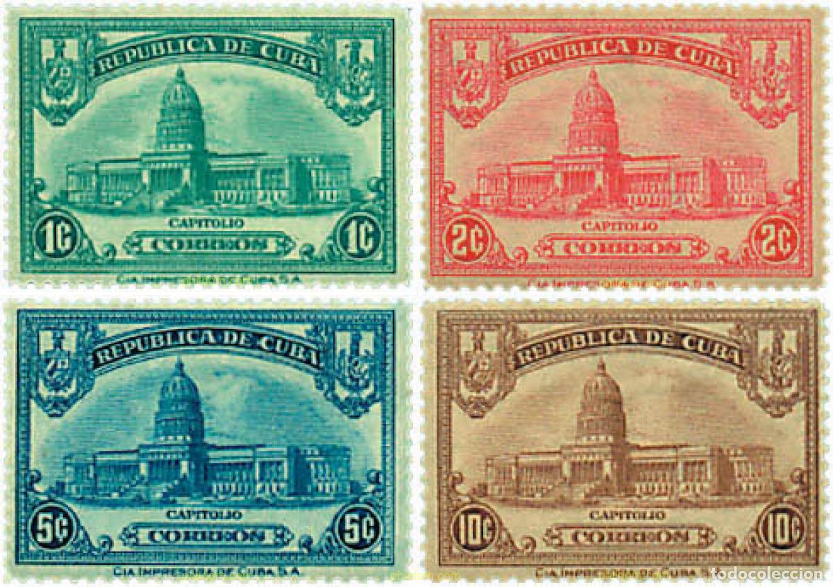 Sellos: 595196 MNH CUBA 1929 INAUGURACION DEL CAPITOLIO DE LA HABANA