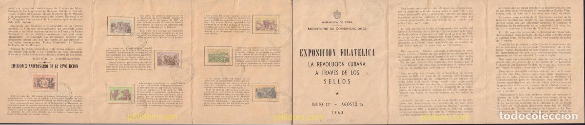 Sellos: 576714 MNH CUBA 1963 10 ANIVERSARIO DE LA REVOLUCION