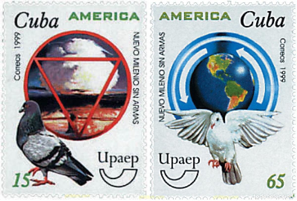Sellos: 208266 MNH CUBA 1999 AMERICA-UPAEP 1999 - EL NUEVO MILENIO SIN ARMAS