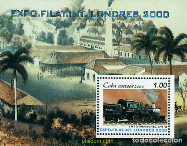 Sellos: 94506 MNH CUBA 2000 LONDRES 2000. EXPOSICION FILATELICA INTERNACIONAL
