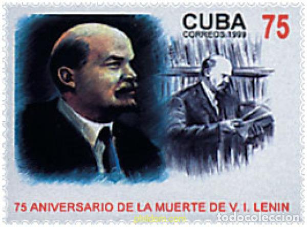 Sellos: 51314 MNH CUBA 1999 75 ANIVERSARIO DE LA MUERTE DE LENIN