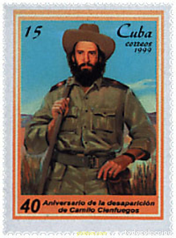 Sellos: 94482 MNH CUBA 1999 40 ANIVERSARIO DE LA MUERTE DE CAMILO CIENFUEGOS
