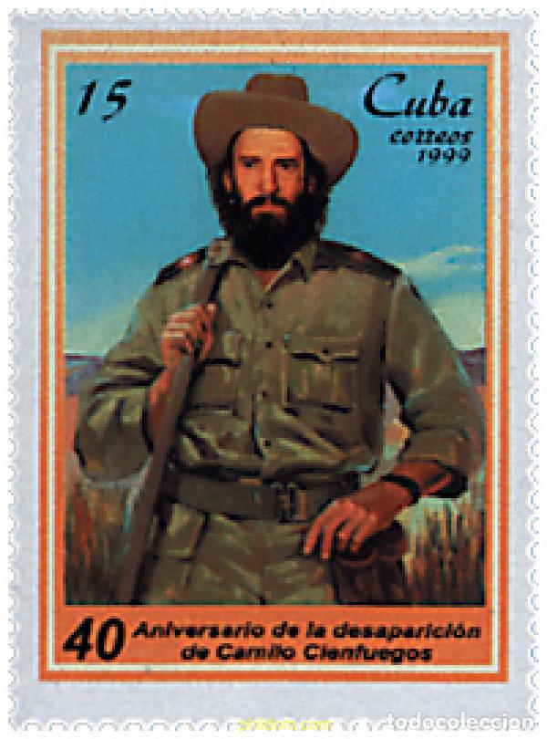 Sellos: 208270 MNH CUBA 1999 40 ANIVERSARIO DE LA MUERTE DE CAMILO CIENFUEGOS