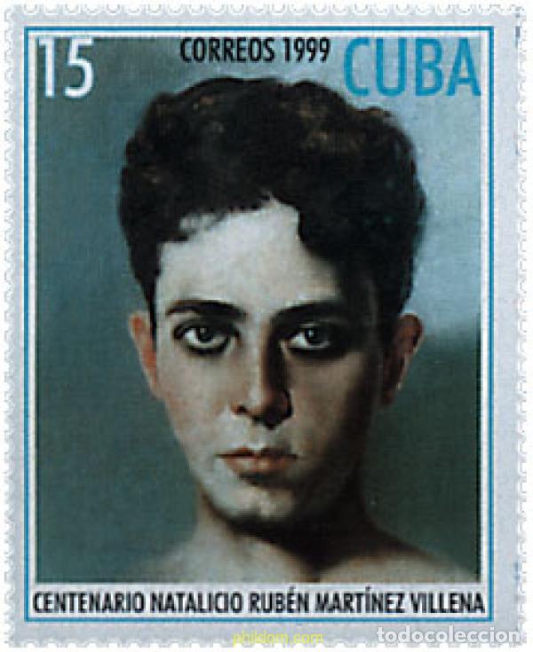 Sellos: 208262 MNH CUBA 1999 CENTENARIO DEL NACIMIENTO DE RUBEN MARTINEZ VILLENA