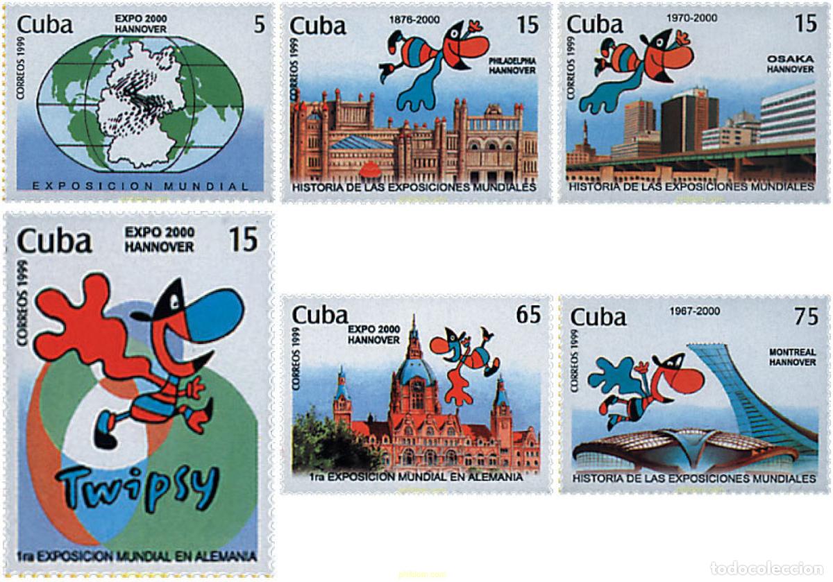 Sellos: 208268 MNH CUBA 1999 EXPO 2000. EXPOSICION UNIVERSAL EN HANNOVER