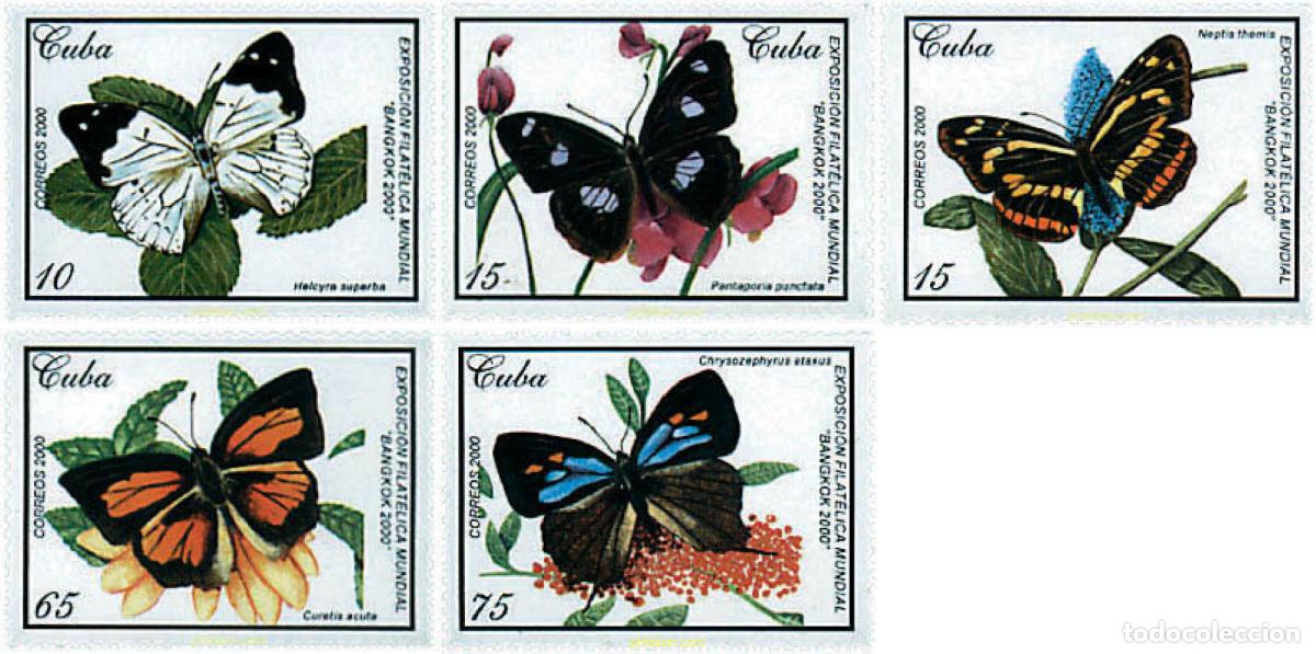 Sellos: 94496 MNH CUBA 2000 MARIPOSAS