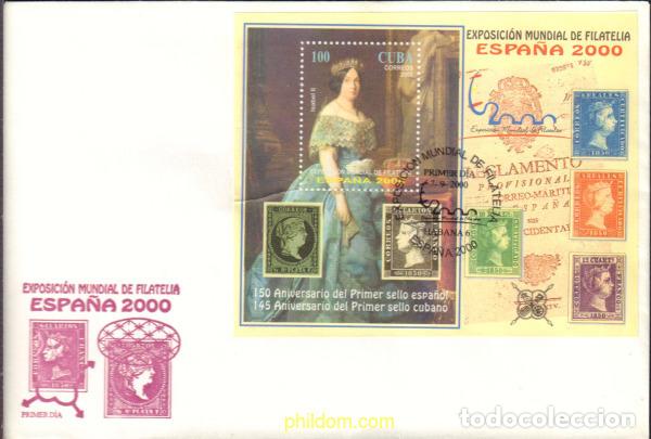 Sellos: 423221 MNH CUBA 2000 ESPA&Ntilde;A 2000. EXPOSICION FILATELICA INTERNACIONAL