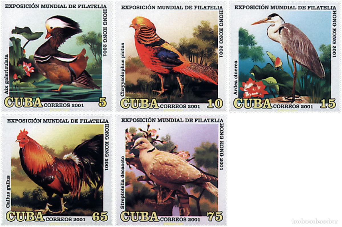 Sellos: 81164 MNH CUBA 2001 HONG KONG 2001. EXPOSICION FILATELICA INTERNACIONAL