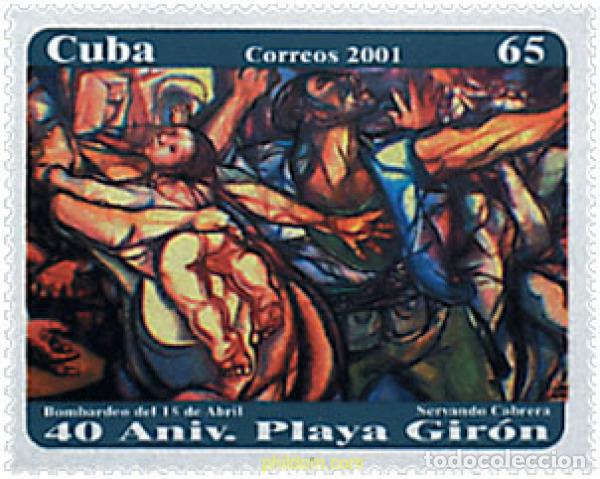 Sellos: 72064 MNH CUBA 2001 40 ANIVERSARIO DE LA VICTORIA DE PLAYA GIRON