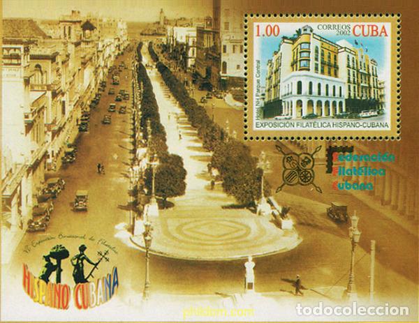 Sellos: 99352 MNH CUBA 2002 HISPANO-CUBA. EXPOSICION FILATELICA