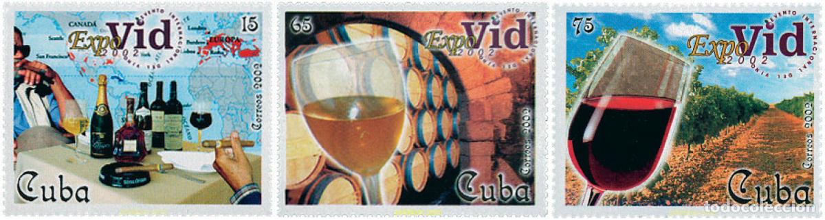 Sellos: 101567 MNH CUBA 2002 EXPO VID 2002. EXPOSICION VINICOLA