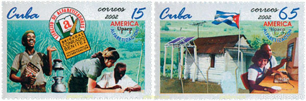 Sellos: 106303 MNH CUBA 2002 AMERICA-UPAEP 2002 - EDUCACION Y ANALFABETISMO