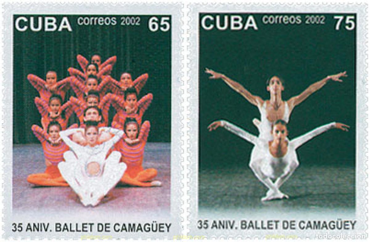 Sellos: 117334 MNH CUBA 2002 35 ANIVERSARIO DEL BALLET DE CAMAG&Uuml;EY