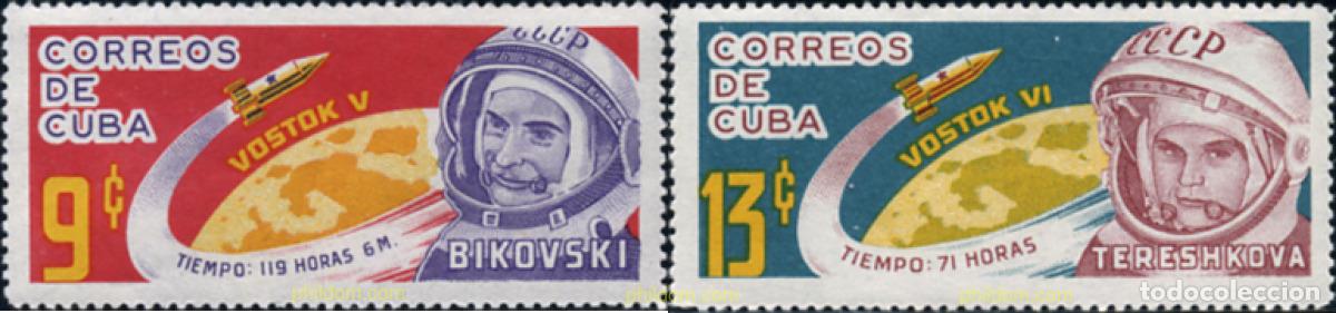 Sellos: 358110 MNH CUBA 1964 VUELOS ESPACIALES