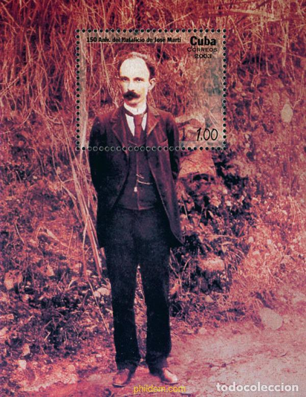 Sellos: 126005 MNH CUBA 2003 150 ANIVERSARIO DEL NACIMIENTO DE JOSE MARTI