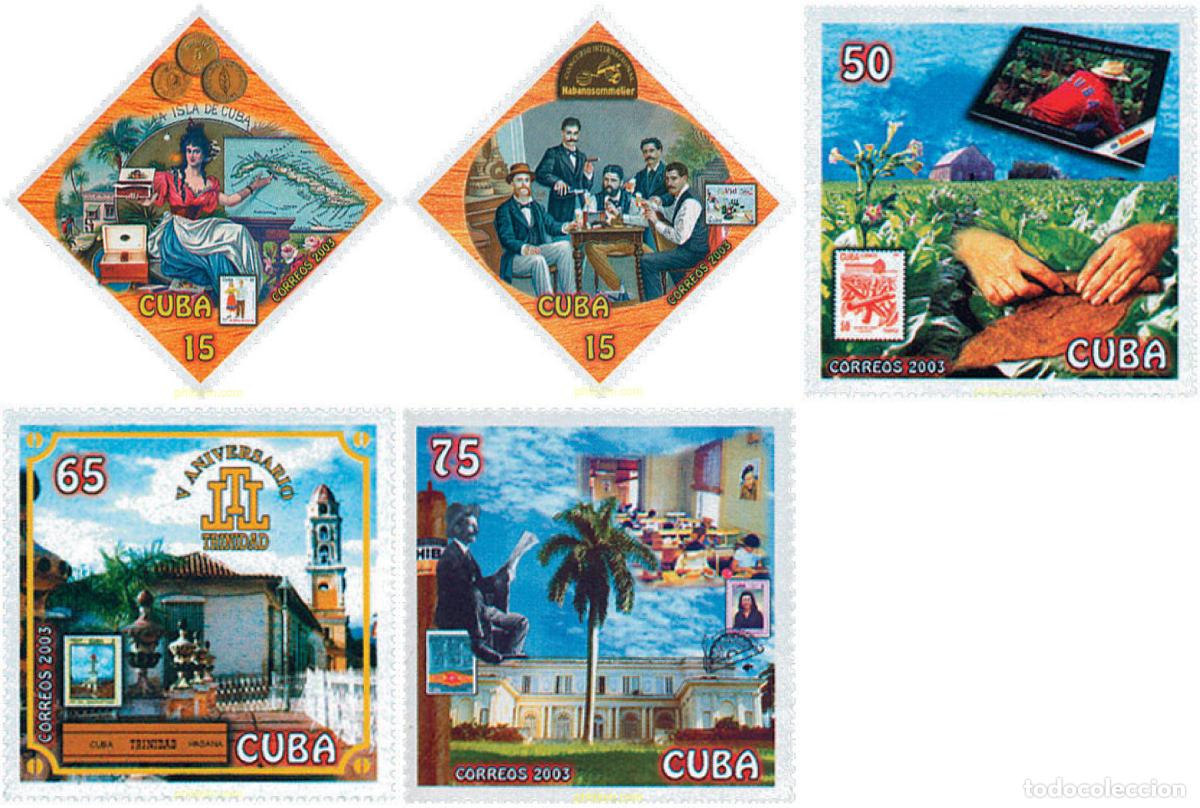 Sellos: 126007 MNH CUBA 2003 150 ANIVERSARIO DE LA LLEGADA DEL HABANO AL VIEJO MUNDO