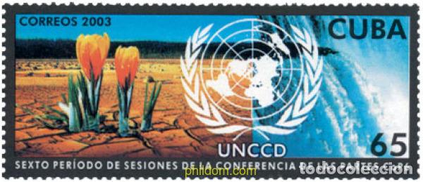Sellos: 133292 MNH CUBA 2003 UNCCD - Foto 1
