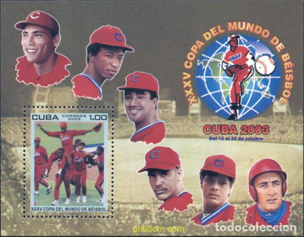 Sellos: 142888 MNH CUBA 2003 35 COPA DEL MUNDO DE BASEBALL