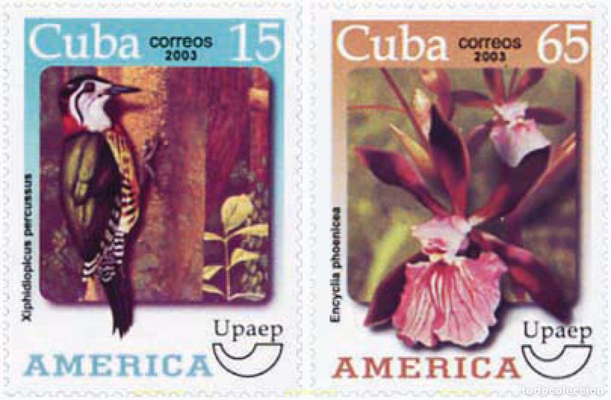 Sellos: 142891 MNH CUBA 2003 AMERICA-UPAEP 2003 - FLORA Y FAUNA AUTOCTONA