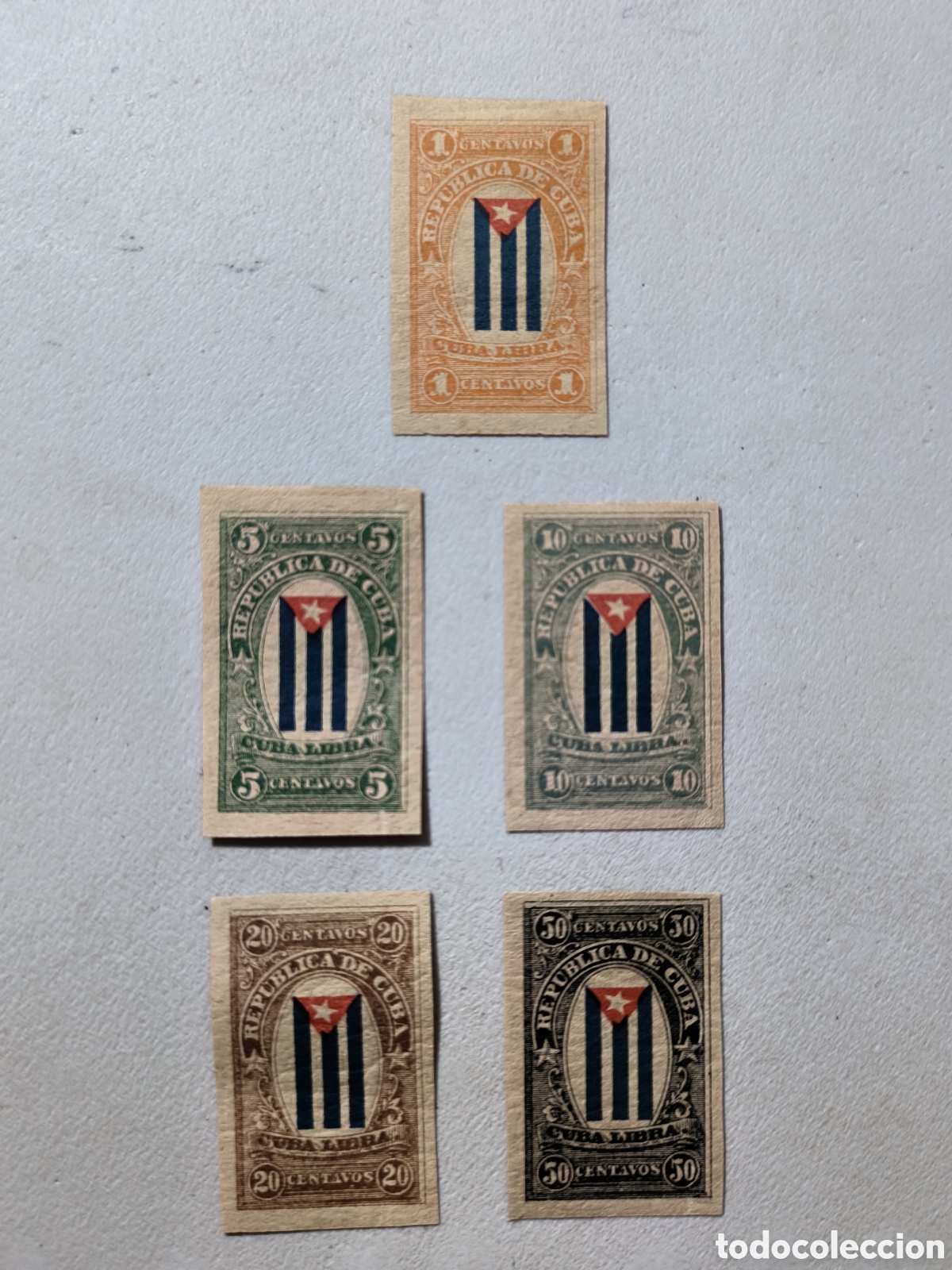 Sellos: Cuba, guerra de cuba,serie correo insurrecto,error de cuba libra,1896.