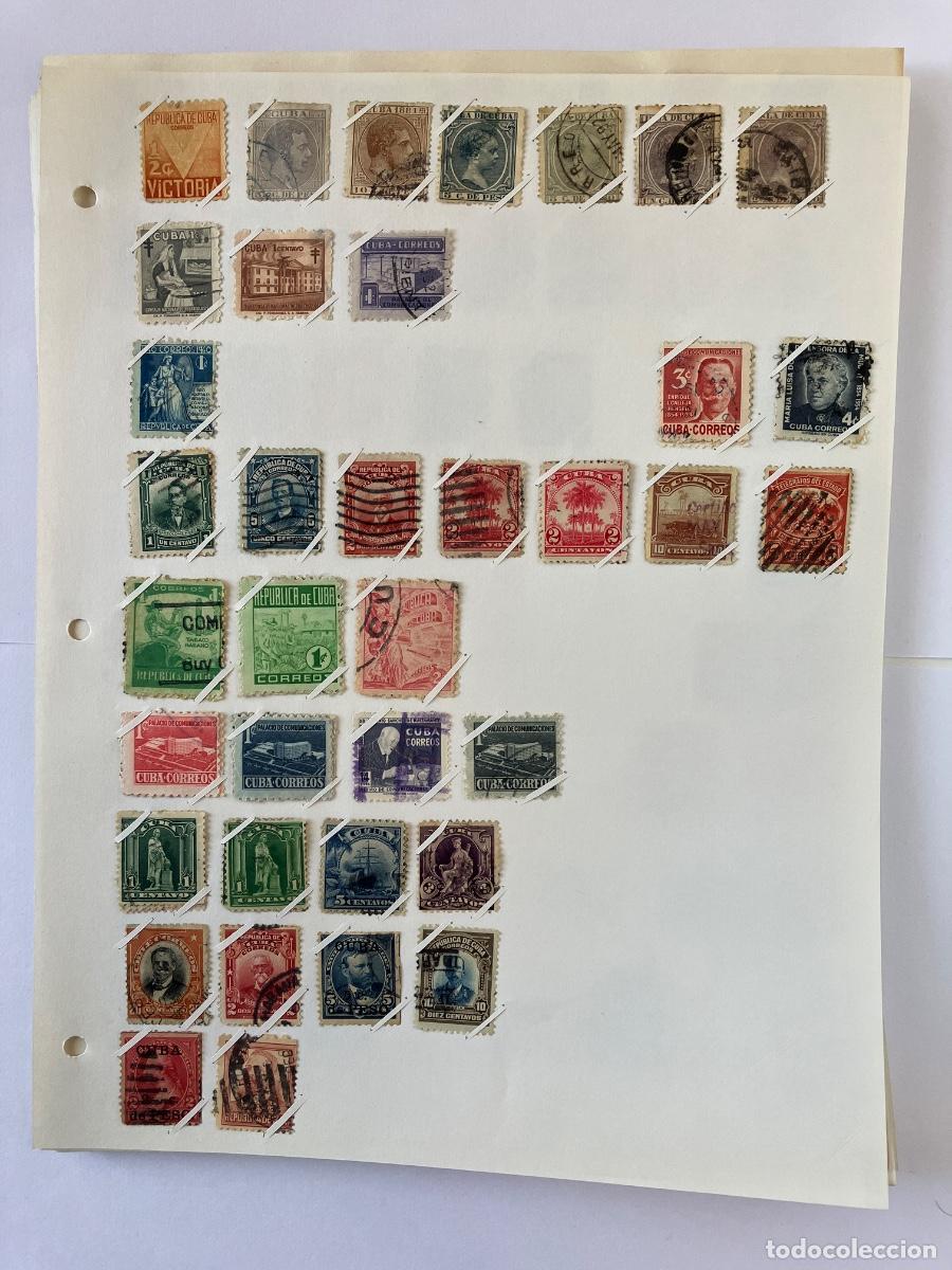 Sellos: Colecci&oacute;n completa de sellos de Cuba. Usados. Siglos XIX y XX