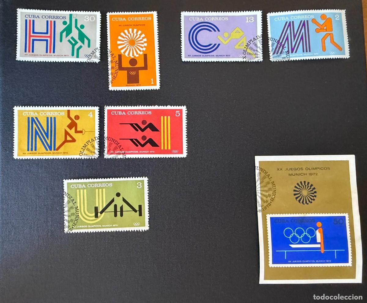 Sellos: Lote de 63 sellos de Cuba 1972. Series completas