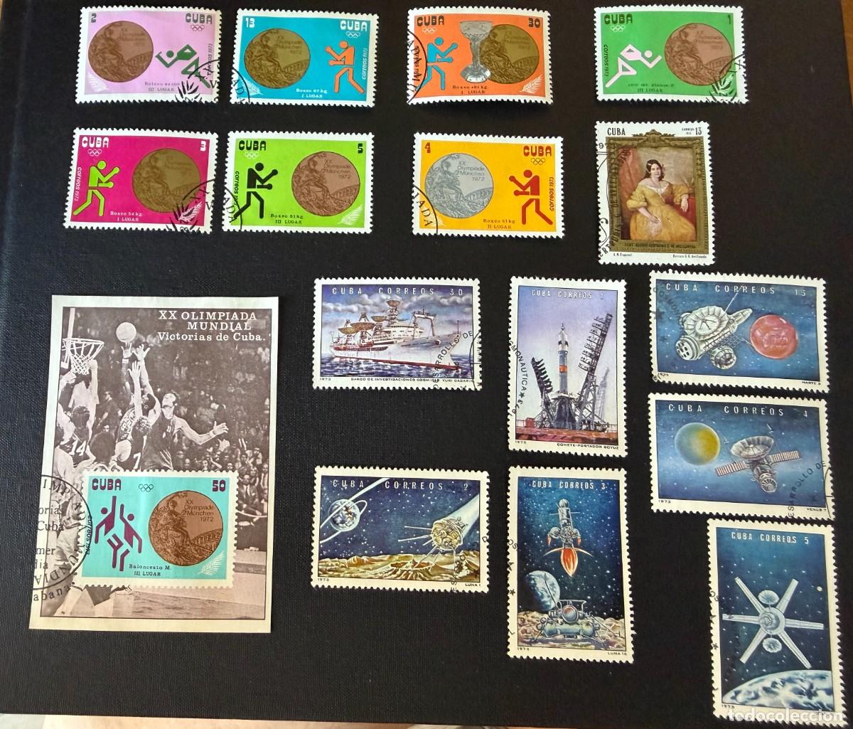 Sellos: Lote de 65 Sellos de Cuba 1973.