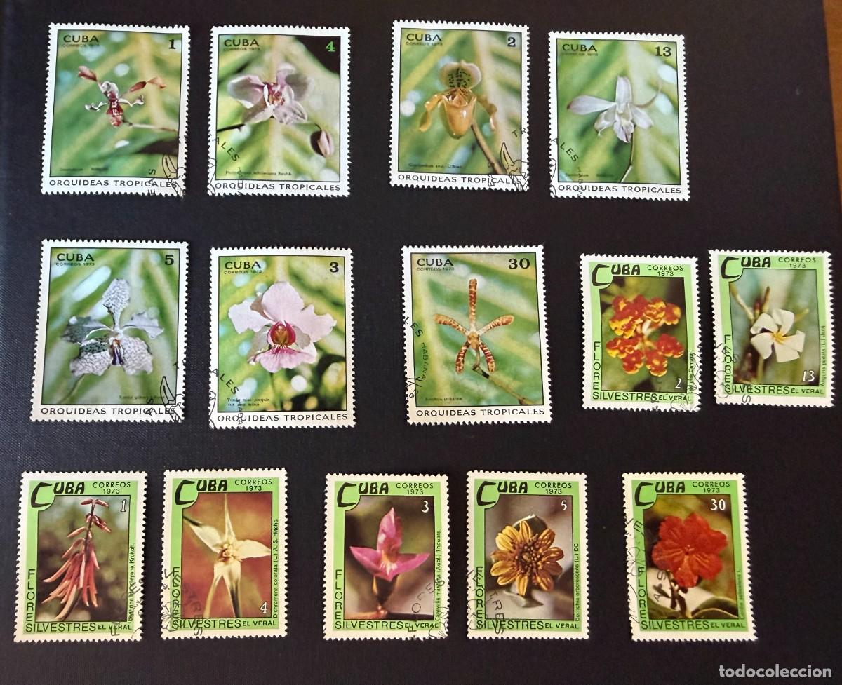 Sellos: Lote de 65 Sellos de Cuba 1973. - Foto 2