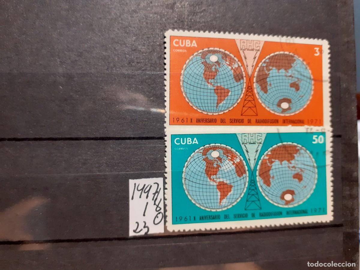 Sellos: SELLOS DE CUBA. USADOS. YVERT N&ordm; 1497/8