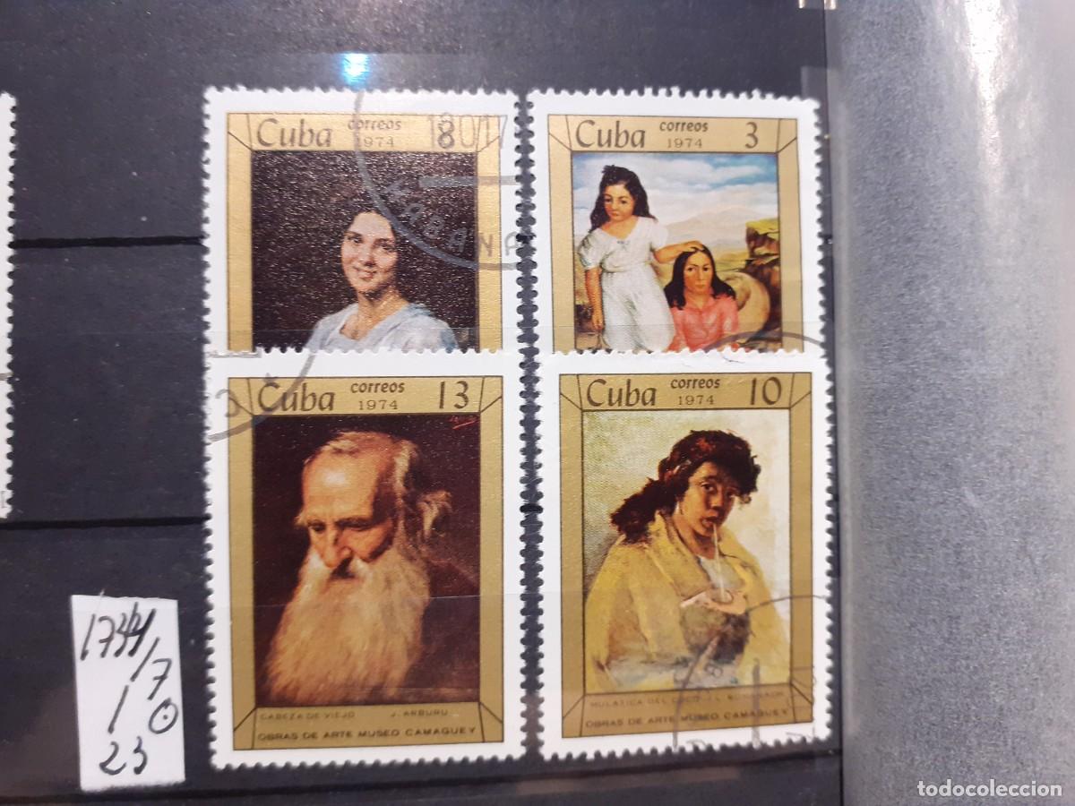 Sellos: SELLOS DE CUBA. USADOS. YVERT N&ordm; 1734/7