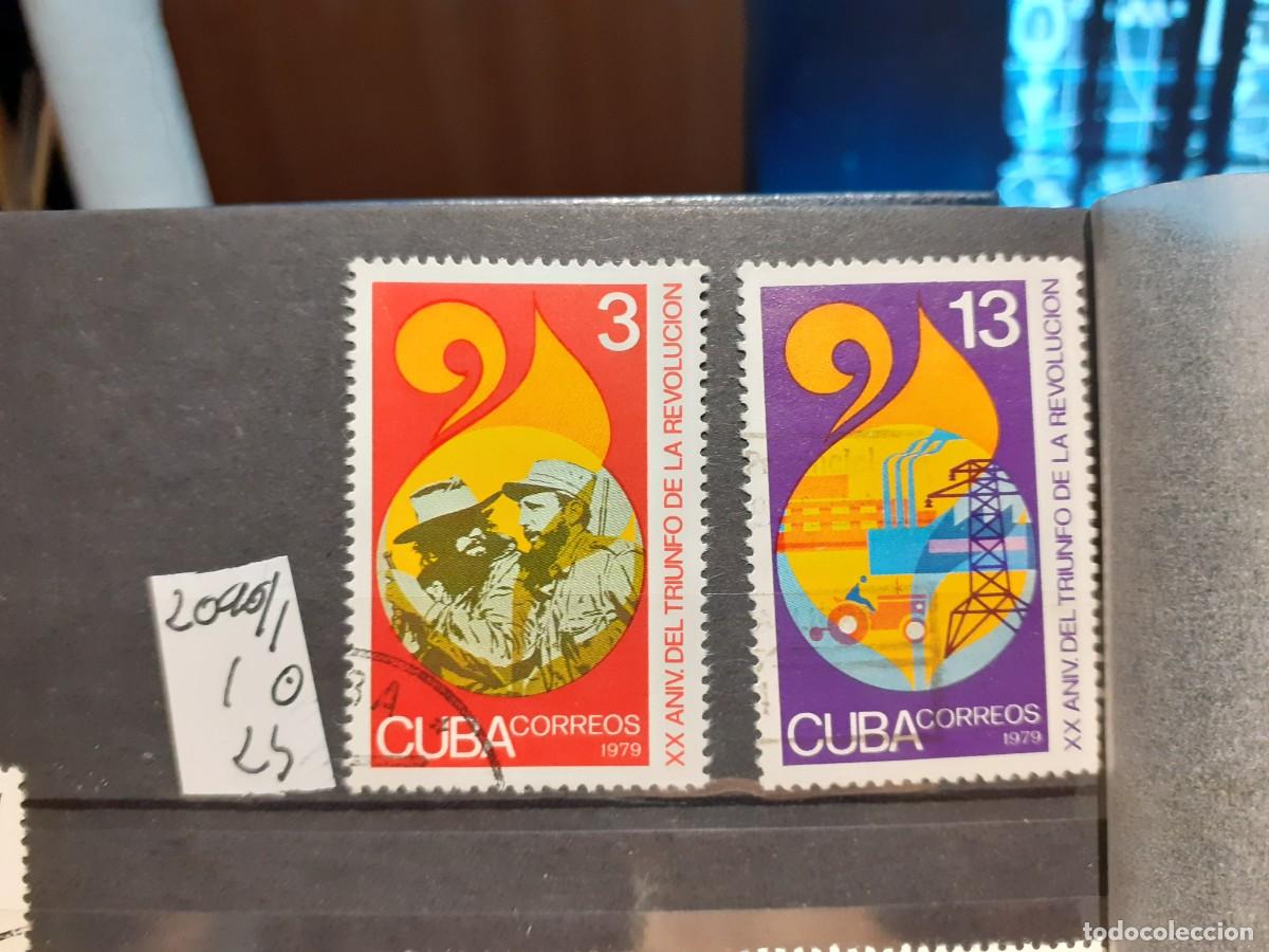Sellos: SELLOS DE CUBA. USADOS. YVERT N&ordm; 2090/1
