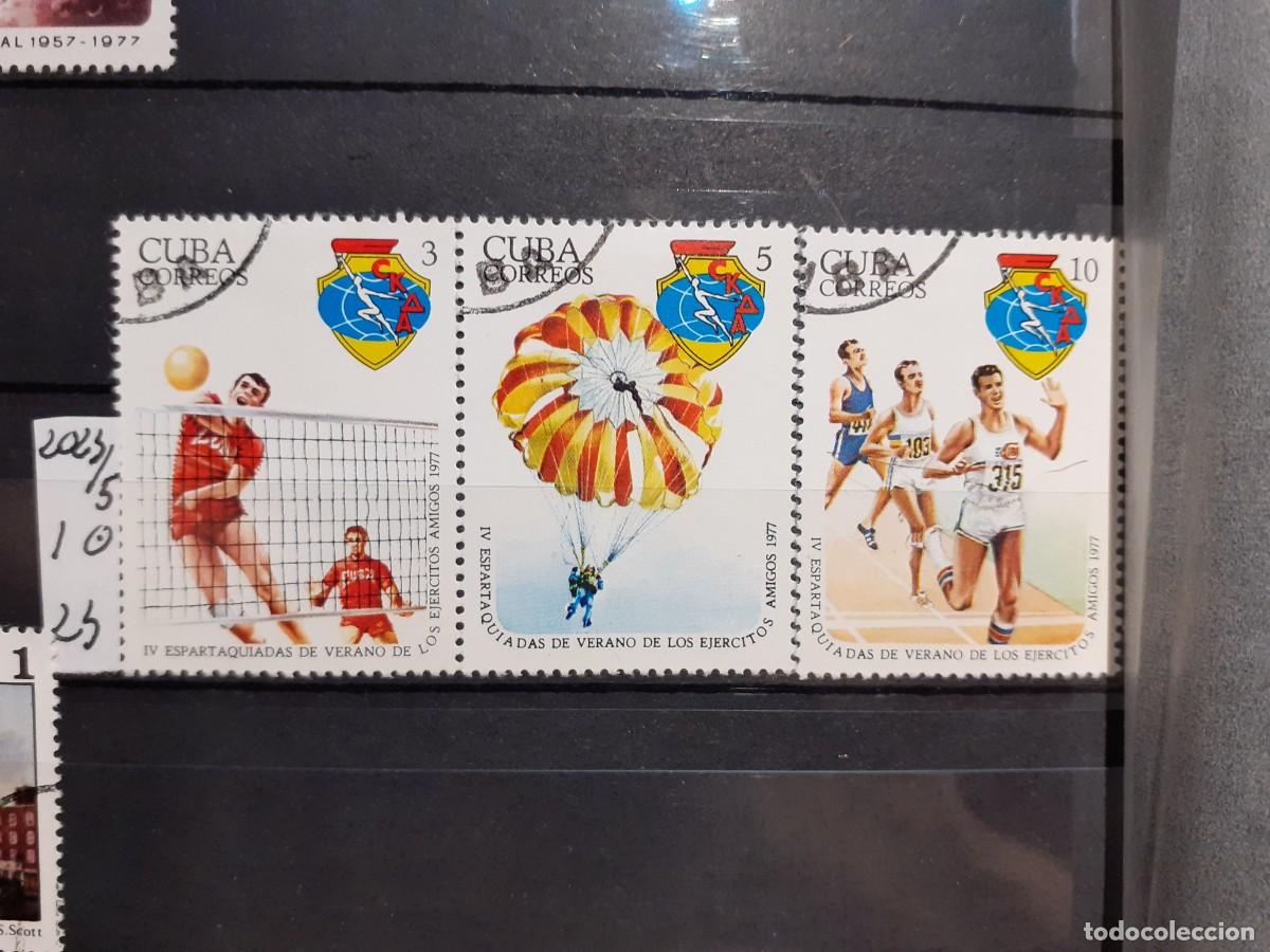 Sellos: SELLOS DE CUBA. USADOS. YVERT N&ordm; 2023/5