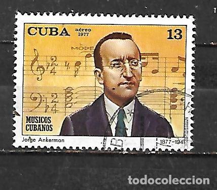 Sellos: 1977: M&uacute;sicos - Jorge Ankerman, 1877-1951. A&eacute;reo (CTO)