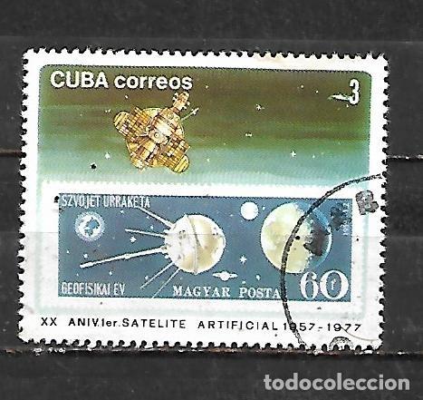 Sellos: 1977: XX Aniversario del lanzamiento del 1&ordm; sat&eacute;lite artificial - Luna 16 (CTO)