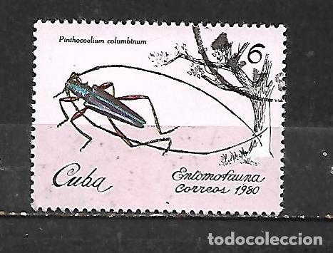 Sellos: 1980: Escarabajos - Pinthocoelium columbinum (CTO)