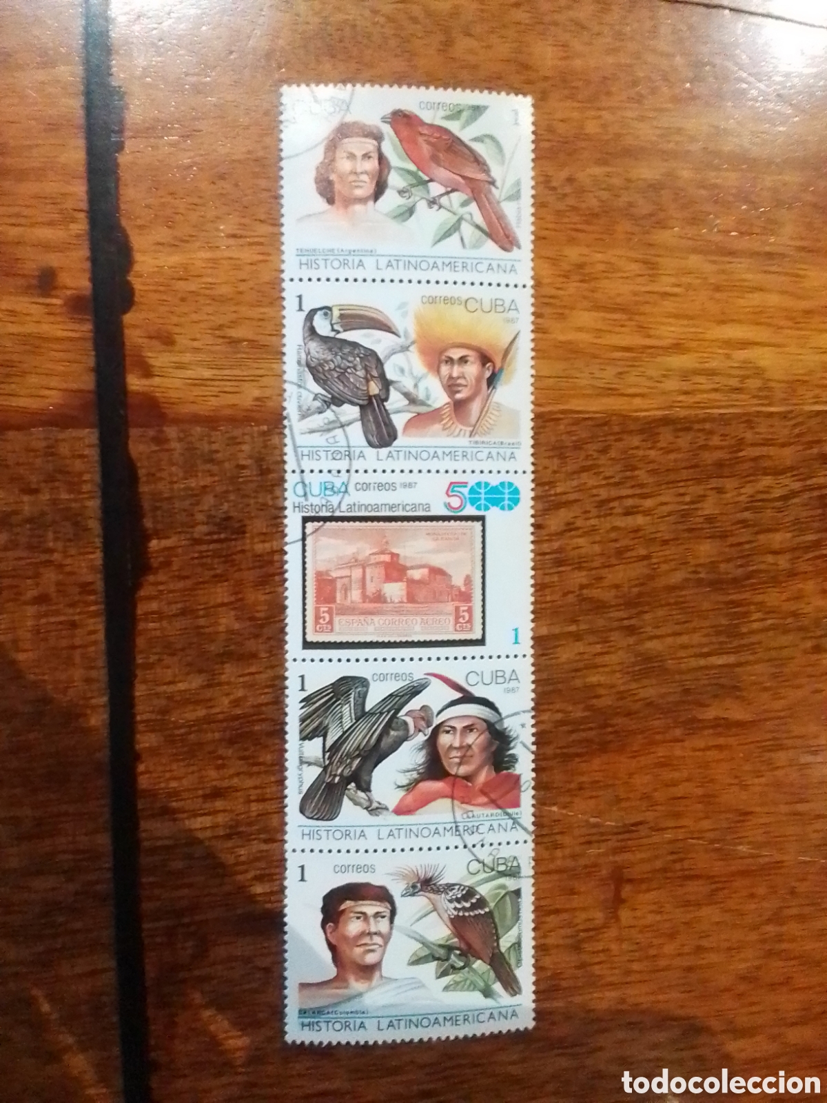 Sellos: Historia Latinoam&eacute;rica CUBA A&ntilde;o 1987
