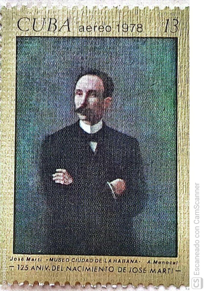 Sellos: Cuba. A 273 Aniversario nacimiento de Jos&eacute; Mart&iacute;. 1978. Sellos nuevos y numeraci&oacute;n Yvert