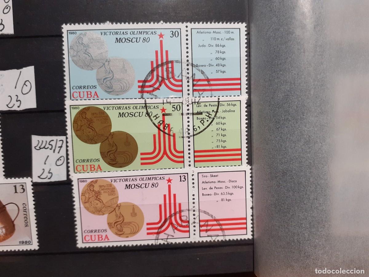Sellos: SELLOS DE CUBA. USADOS. YVERT N&ordm; 2225/7