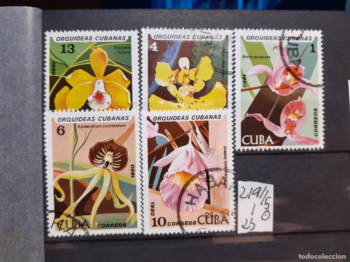 Sellos: SELLOS DE CUBA. USADOS. YVERT N&ordm; 2191/5