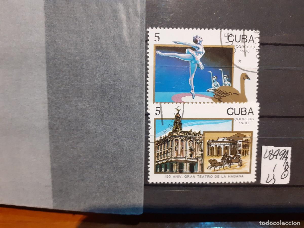 Sellos: SELLOS DE CUBA. USADOS. YVERT N&ordm; 2899A/B