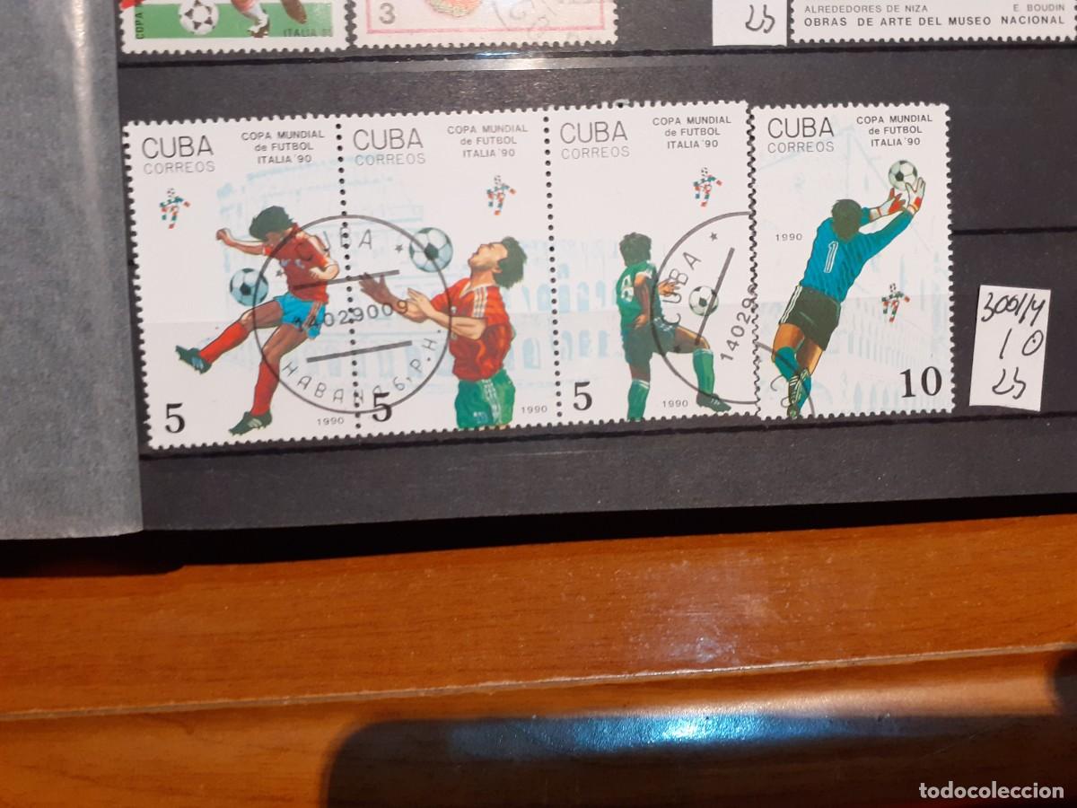 Sellos: SELLOS DE CUBA. USADOS. YVERT N&ordm; 3001/4