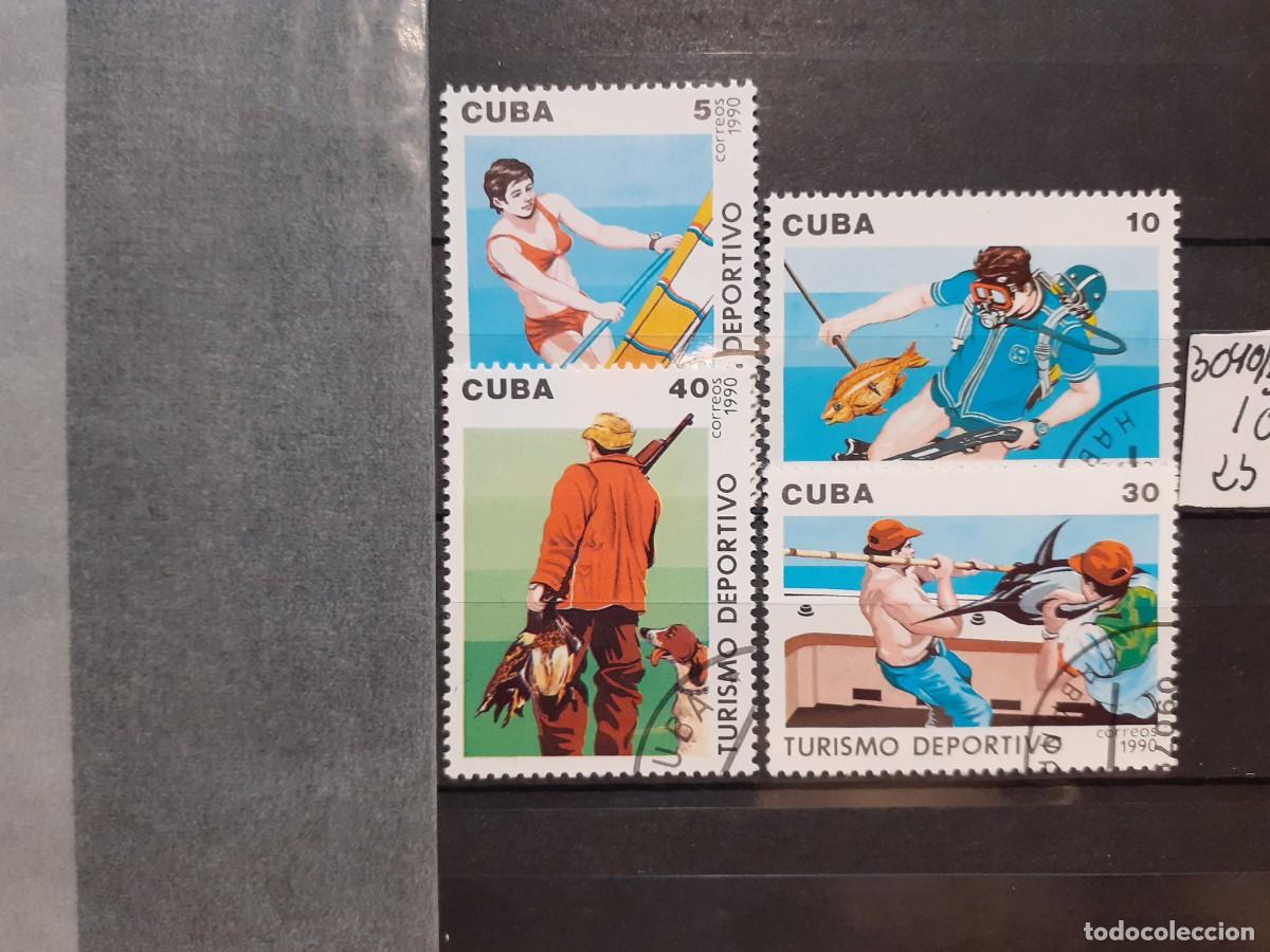 Sellos: SELLOS DE CUBA. USADOS. YVERT N&ordm; 3040/3